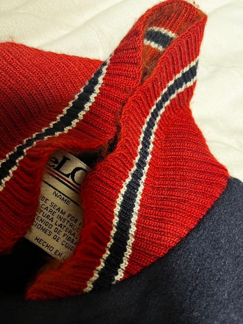 ビンテージ　クリーブランド　インディアンス　旧ロゴ　スタジャン　アメリカ製