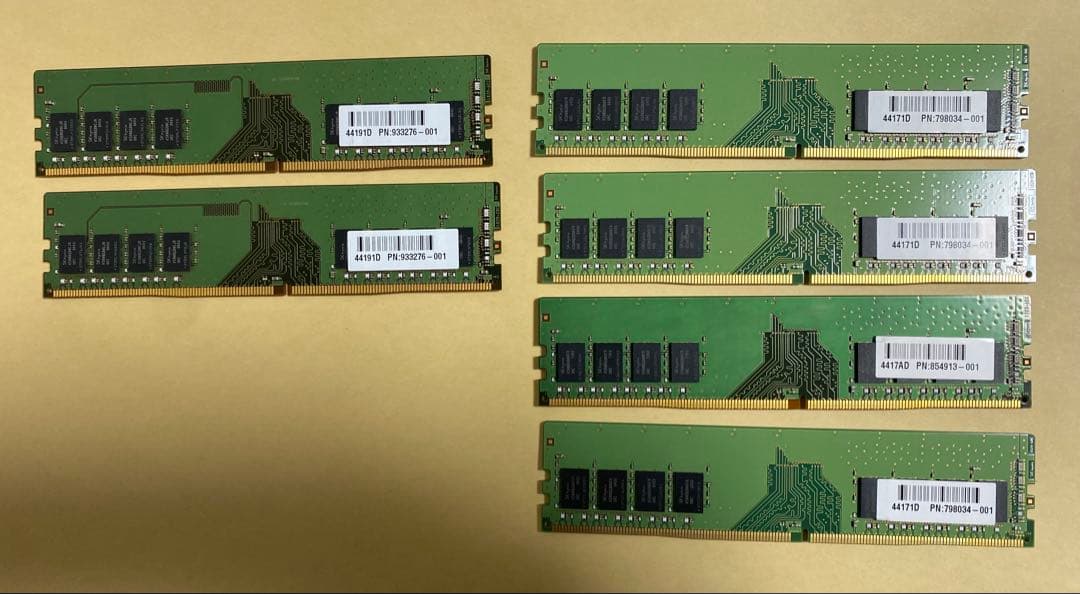 SK 8GB PC4 メモリ ６枚