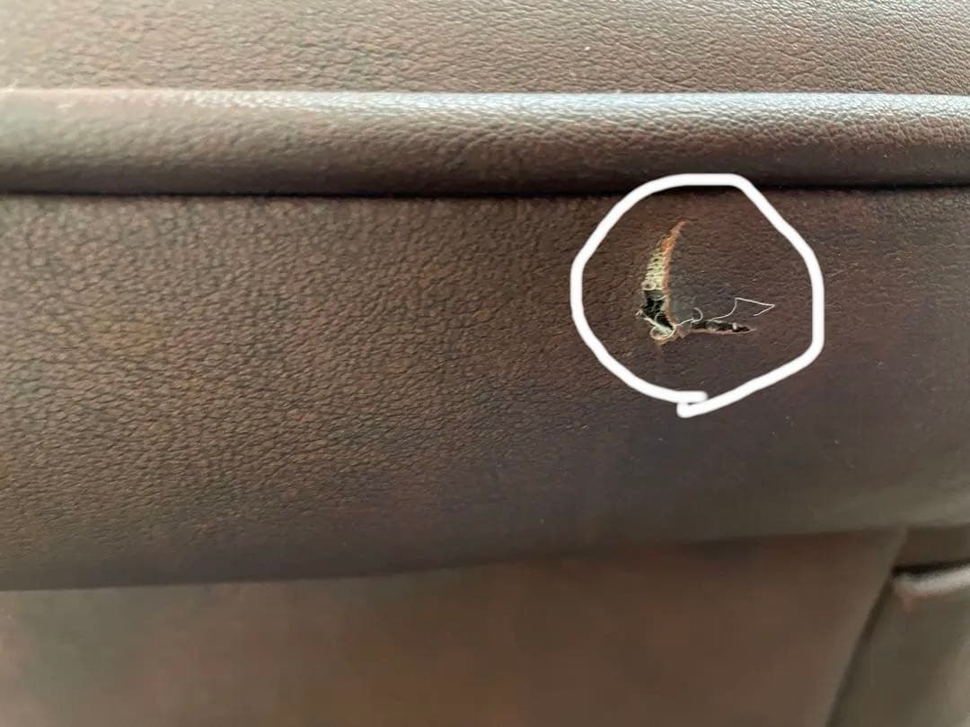 昭和レトロ　合成皮革ソファ3人掛け　ビンテージ