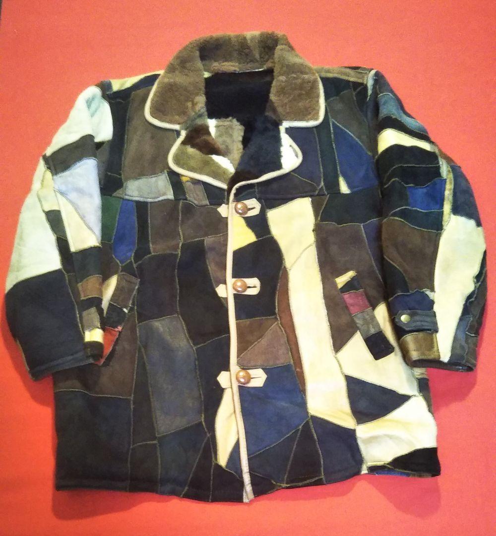 最終値下げ‼ 90s ロウズボウル フリマ ツギハギ ムートン jkt 165