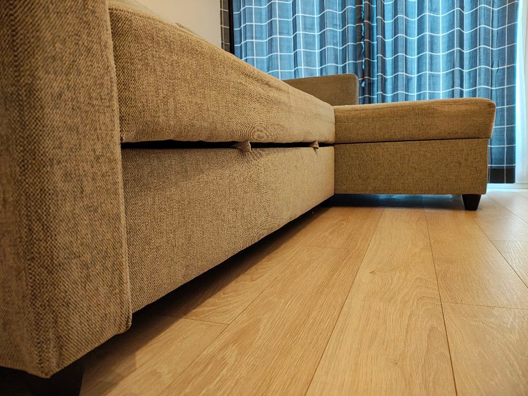 ★ここ★ニトリ L字型ソファベッド 収納付き