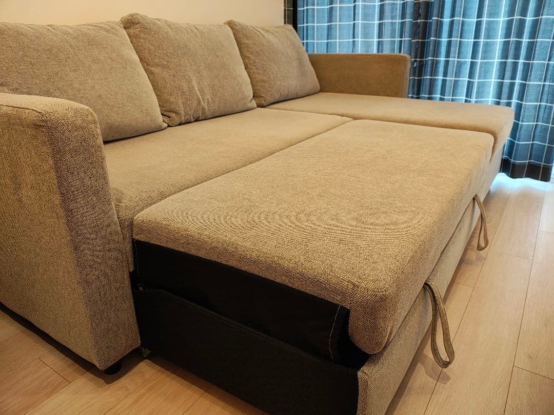 ★ここ★ニトリ L字型ソファベッド 収納付き