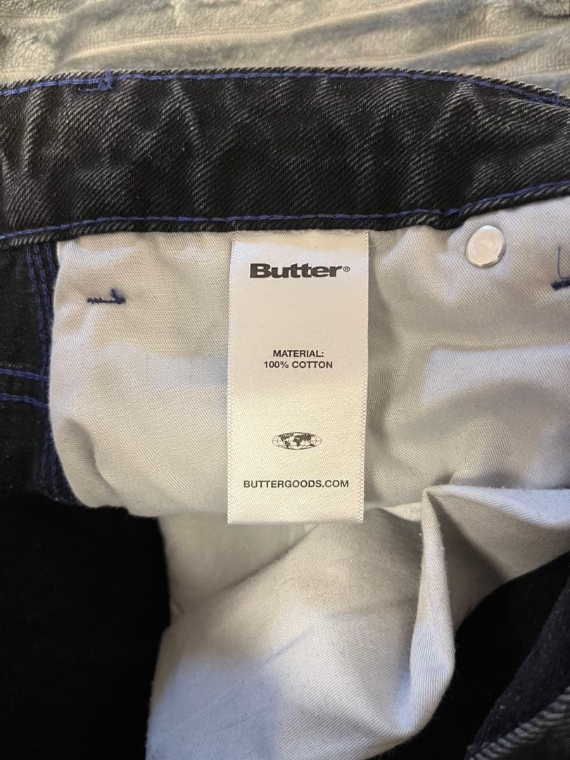 (激レア)Butter goods デニムスパイダーウェブ刺繍