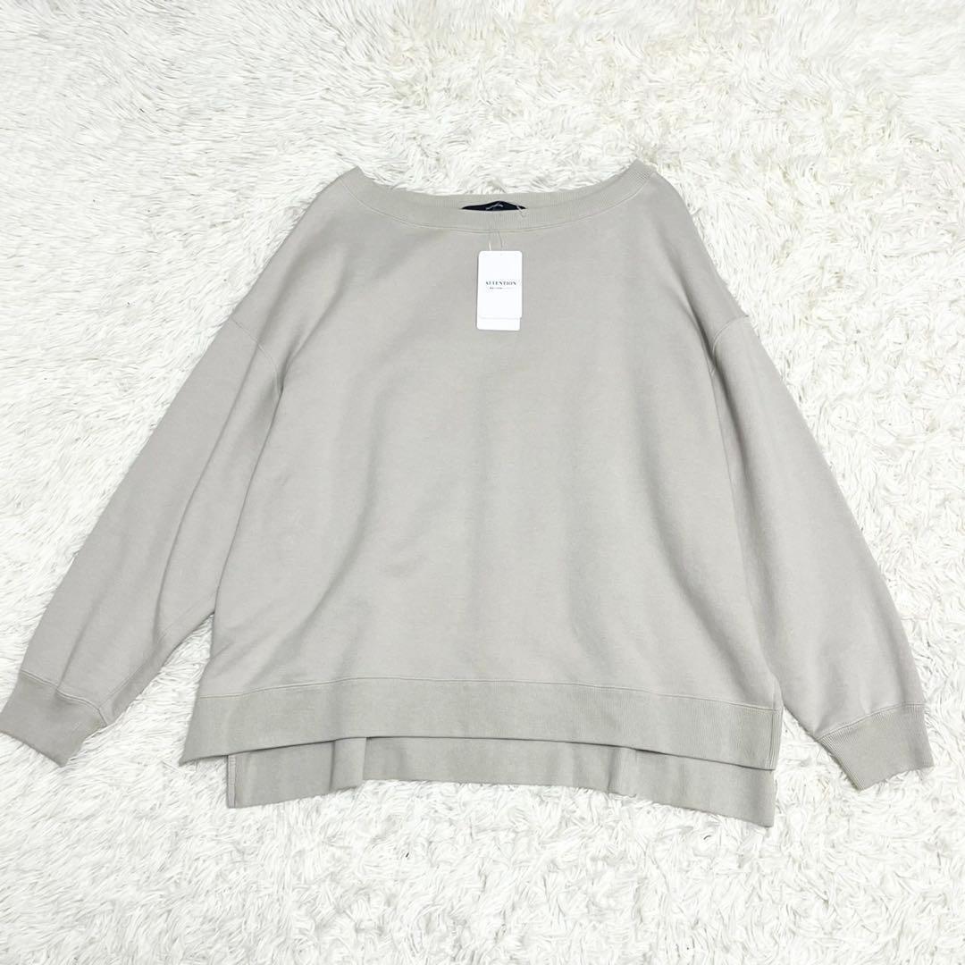 【新品 未使用】フレームワーク ボートネックワイドスウェット 24AW