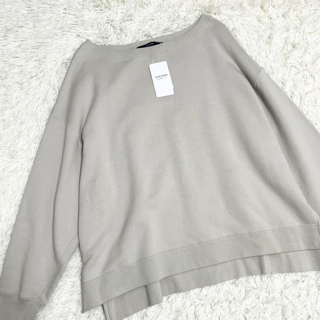 【新品 未使用】フレームワーク ボートネックワイドスウェット 24AW