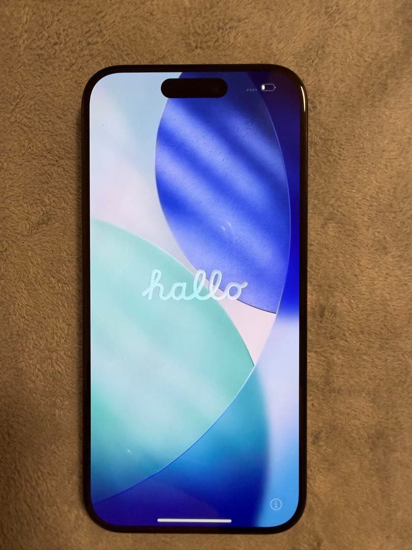 メル)Apple iPhone 15 Pro 128GBブラックチタニウム