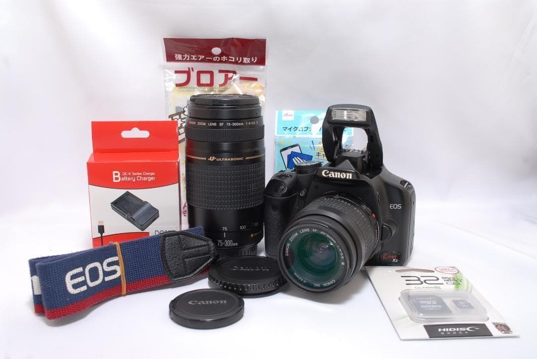 ⭐️すぐに始めれる　遠近両方⭐️Canon kiss x2 ダブルレンズセット