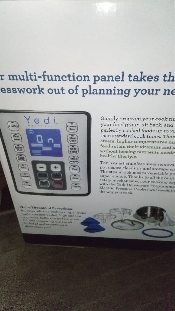 新品!ステンレス電気圧力鍋８L