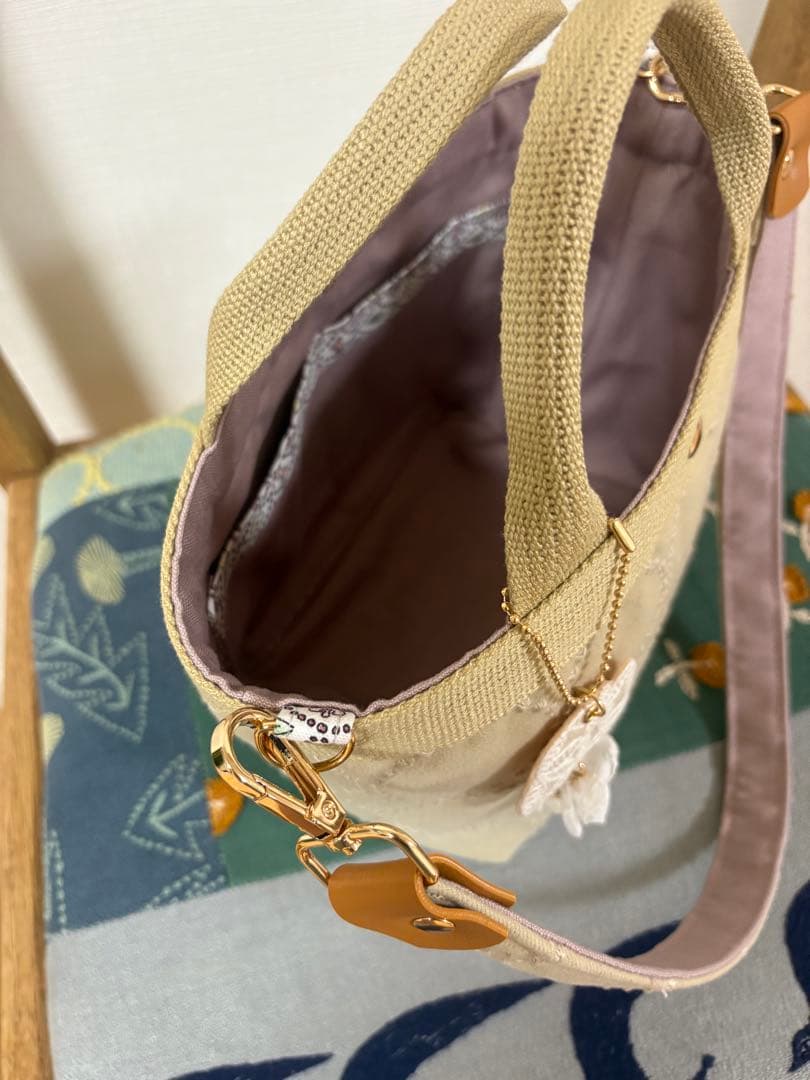 ミナペルホネン✳︎ハンドメイド✳︎2way tape bag light