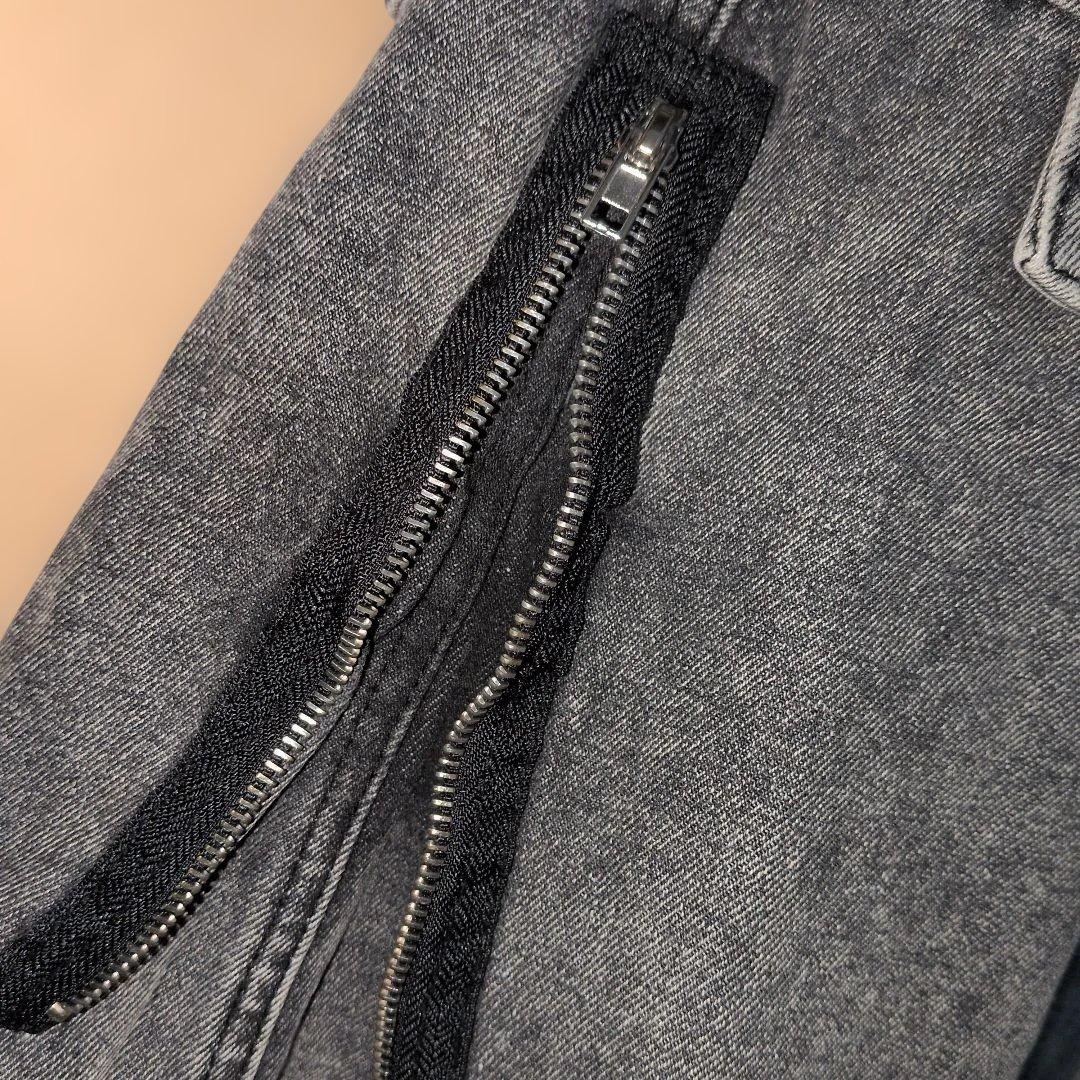 erar 3wayルーズシルエットハイギミックサスペンダーカーゴデニムパンツ 黒