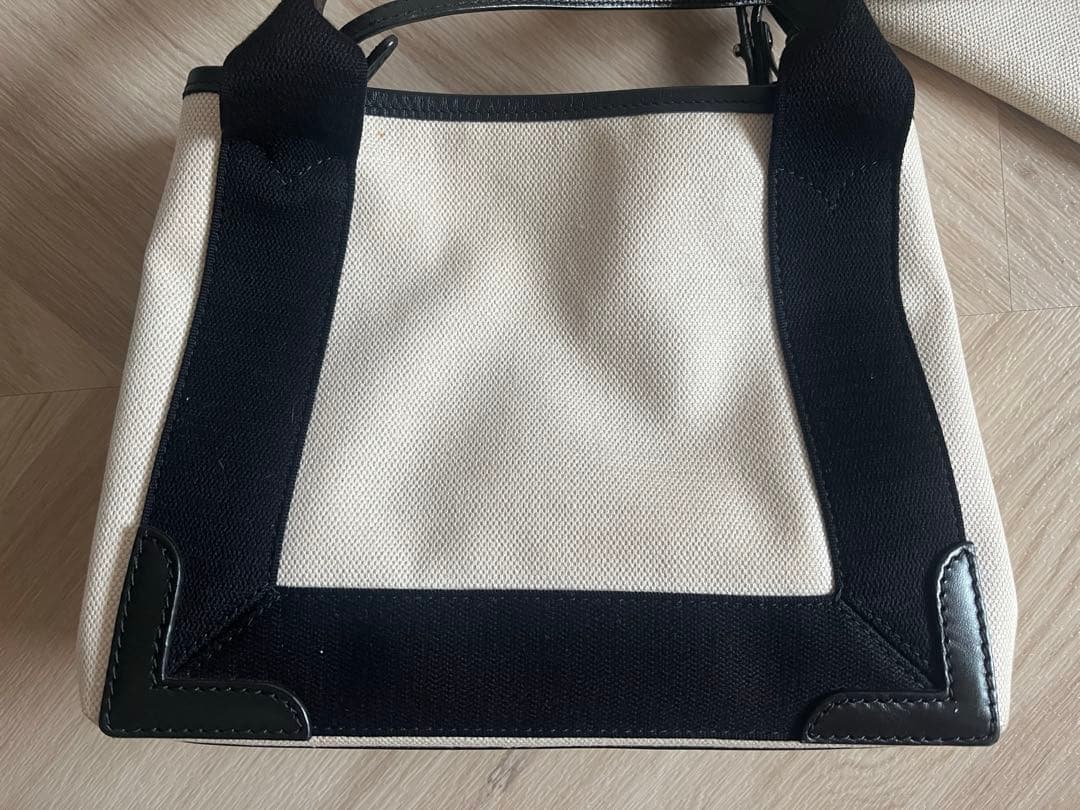 バレンシアガ　ネイビーカバス　2way キャンバスバッグ