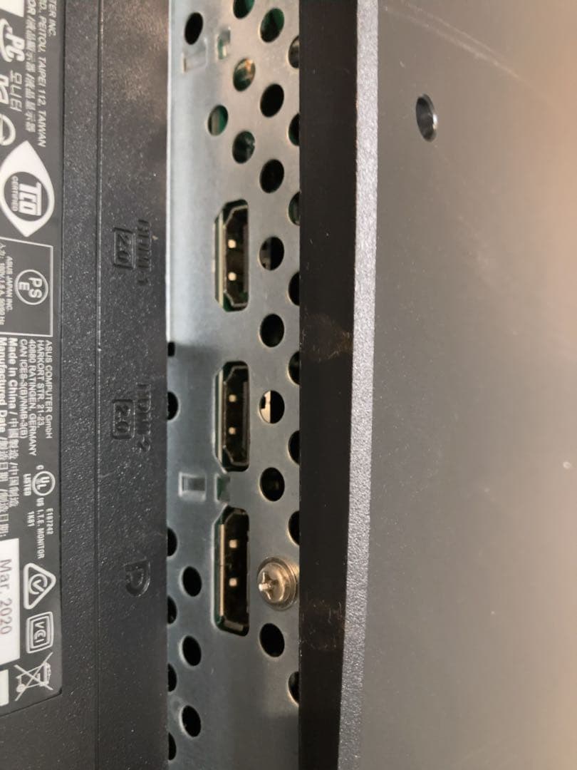 値下しました4K 28インチASUS VP28UQGディスプレイ モニター　本体