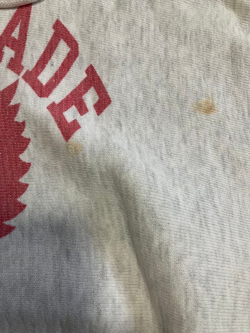 初期単色タグ　チャンピオン　リバースウィーブ　　ウィングフット　染み込み　M