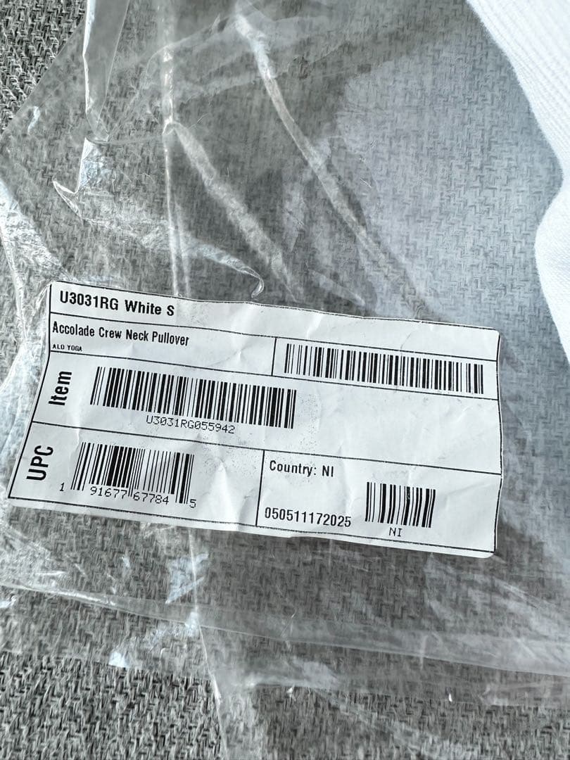 新品未使用　alo オーバーサイズ　スウェット タグあり
