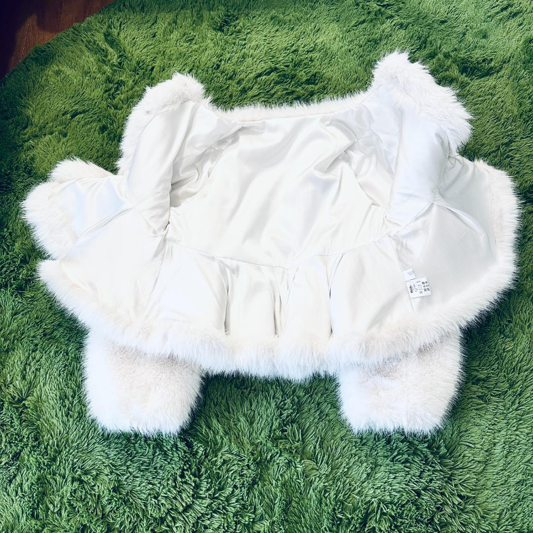 ビビィ Bibiy RAMONA PEPURAMU COAT WHITE ファー