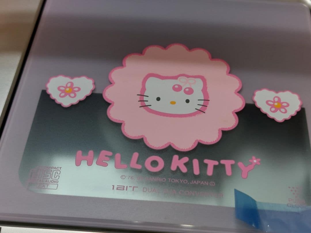 ケンウッド　ハローキティ ピンク　昭和　レトロ　MDX-E3