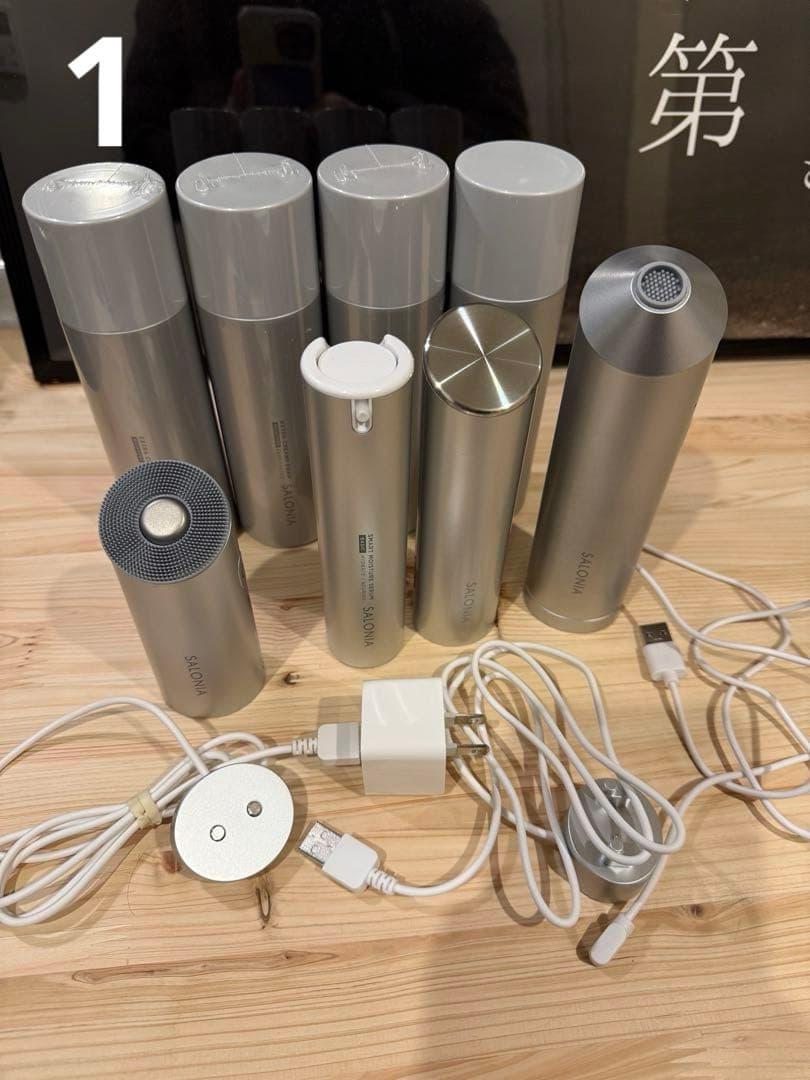 SALONIA サロニア 洗顔器 美顔器 ピーリング器など、まとめ売り8点