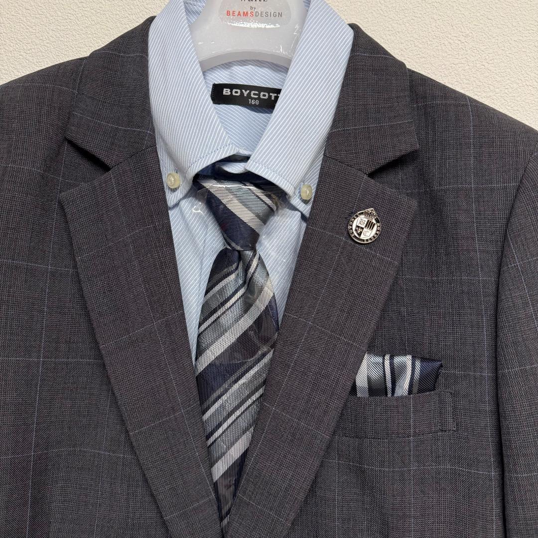 新品　卒服　ボイコット　卒業入学式　フォーマルセット　160 【匿名配送】