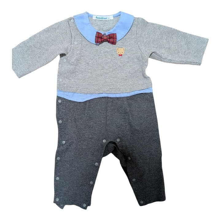 ファミリア長袖ロンパース3点セット　70cm familiar