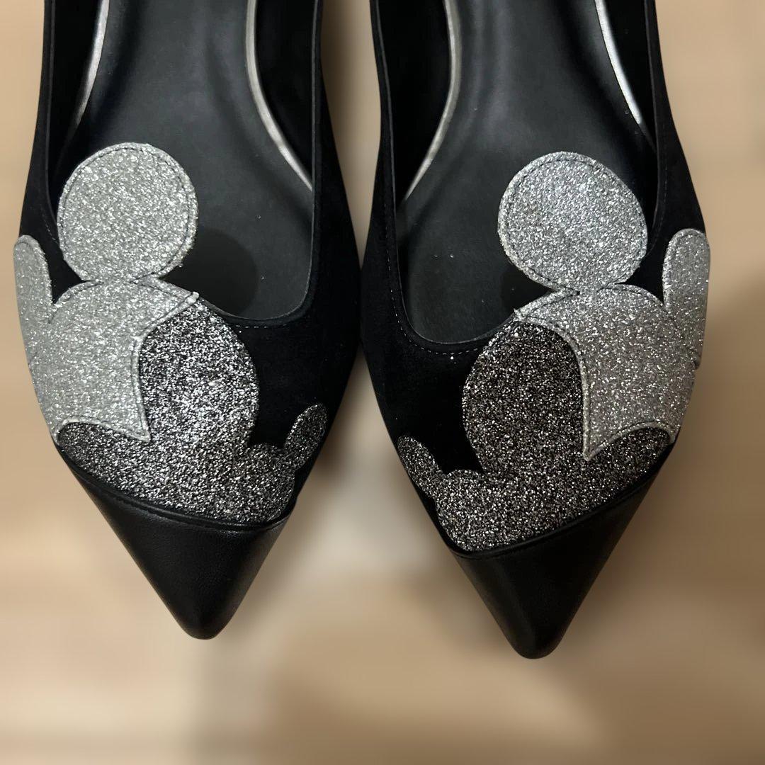 【新品未使用】DIANA Disney コラボ　ミッキー　パンプス　24センチ