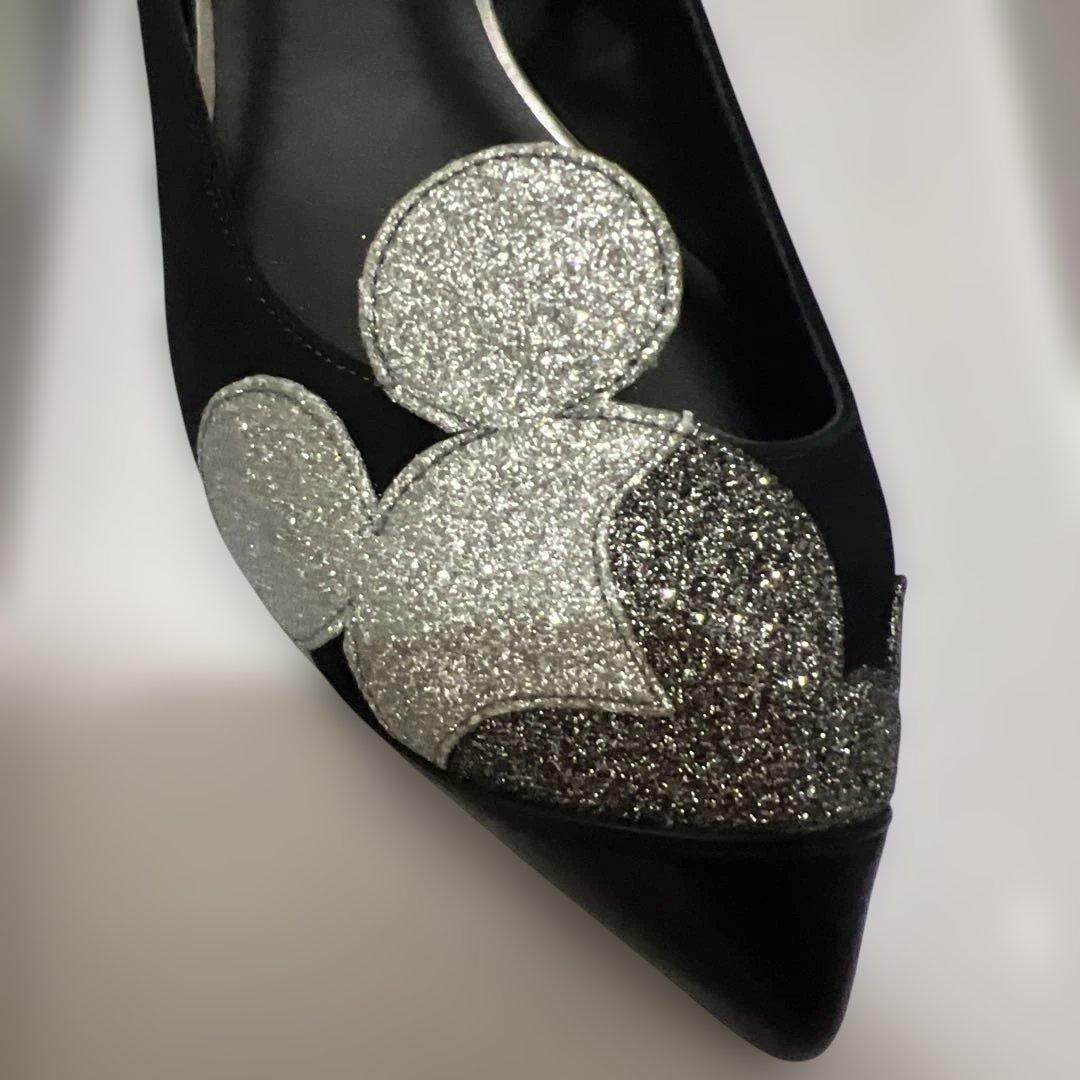【新品未使用】DIANA Disney コラボ　ミッキー　パンプス　24センチ