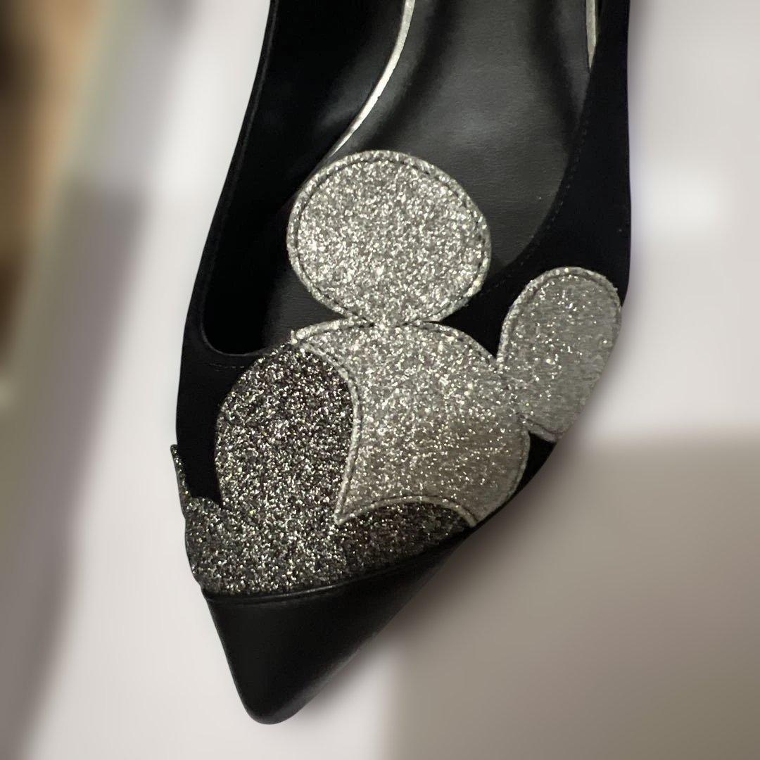 【新品未使用】DIANA Disney コラボ　ミッキー　パンプス　24センチ