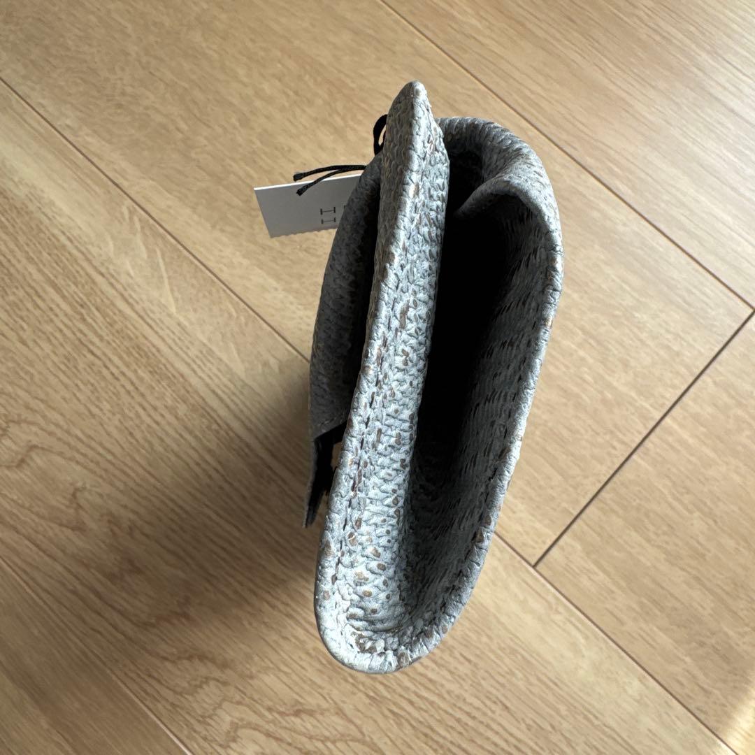 ［新品・未使用]HIROKO HAYASHI日本製ダマスコ長財布( L)シルバー