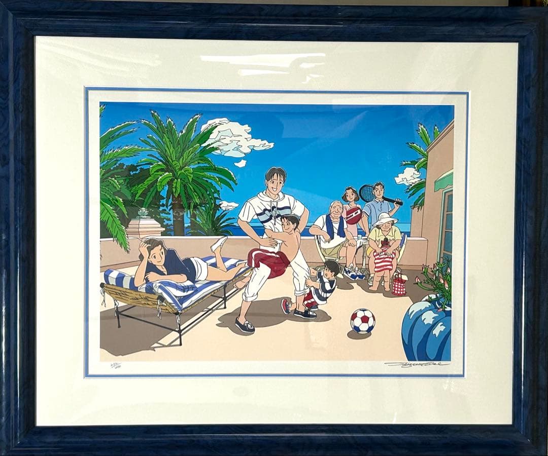 h*u様 わたせせいぞう Let's Join It! シルクスクリーン希少直筆