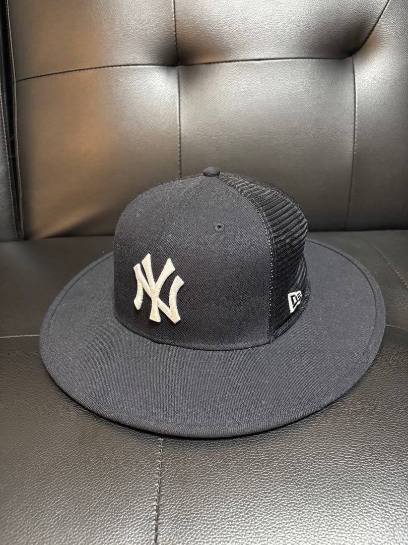 【新品】NEW ERA ロングブリムハット 中津川吾郎 ヤンキース ネイビー