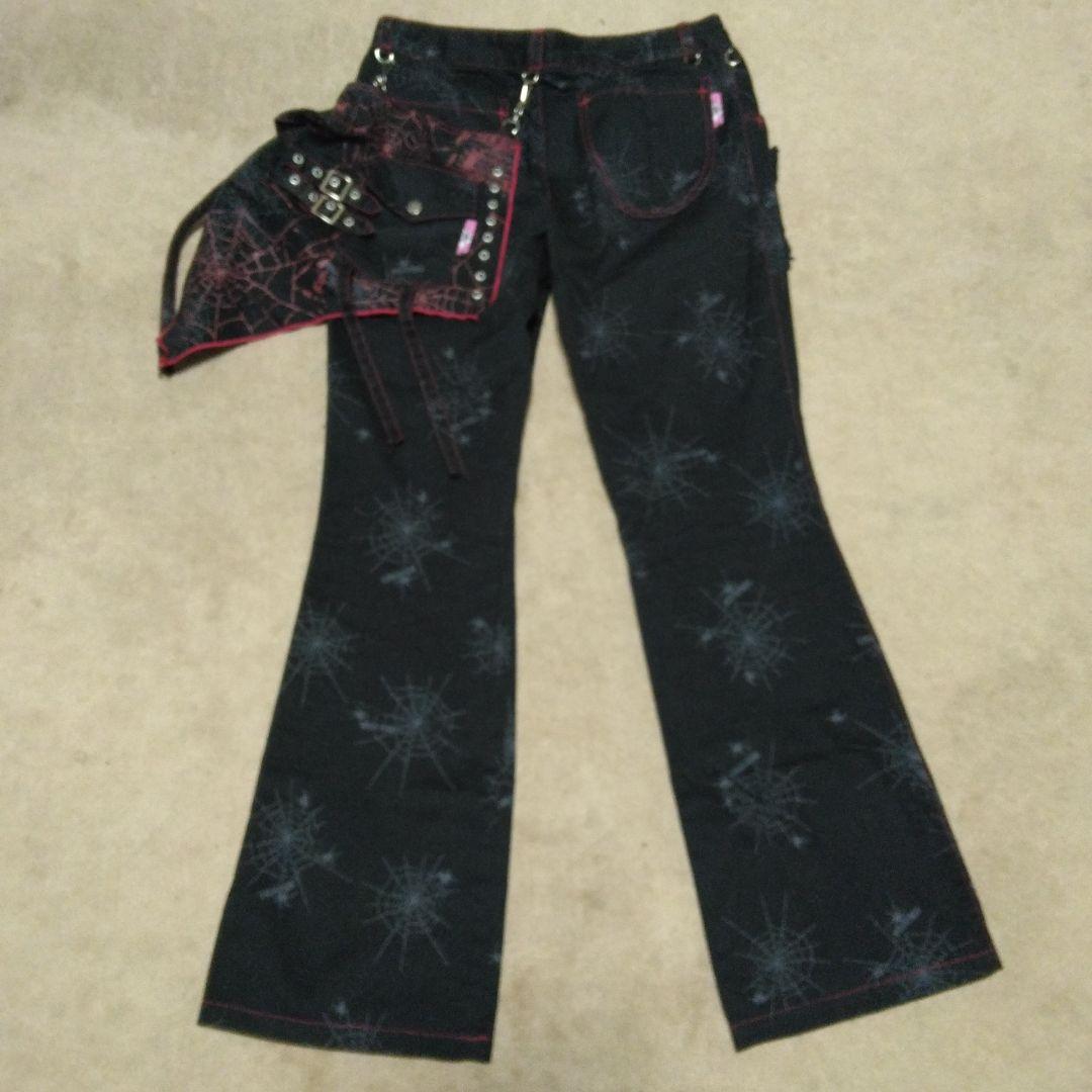 M∀D GIRL スパイダー　プリント　パンツ