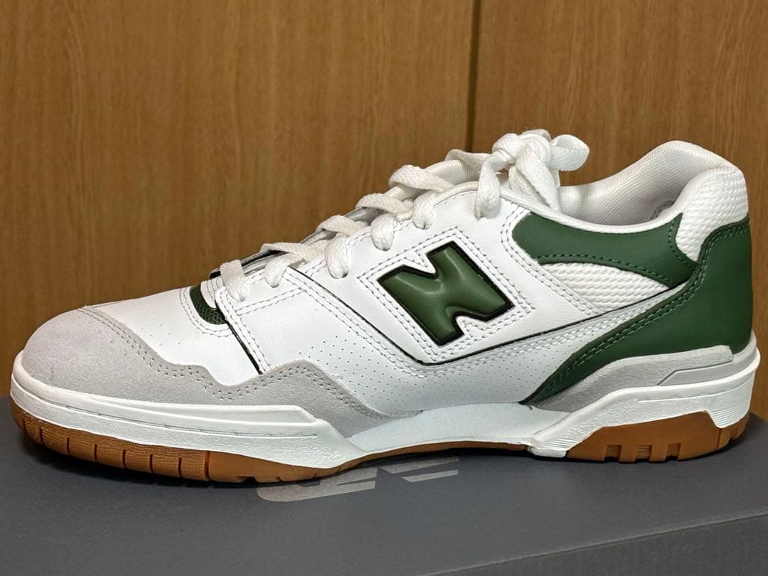 [美品]ニューバランス550 ホワイトグリーン　26.5cm 箱あり