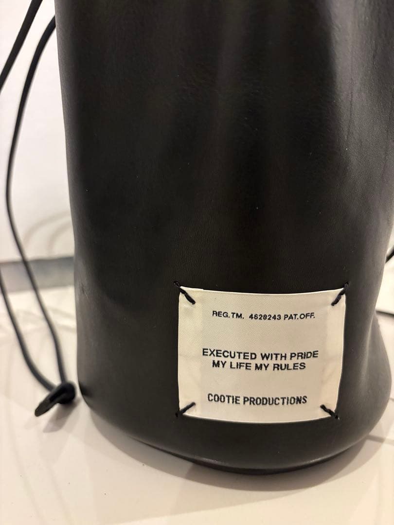 COOTIE　Leather Bucket Bag