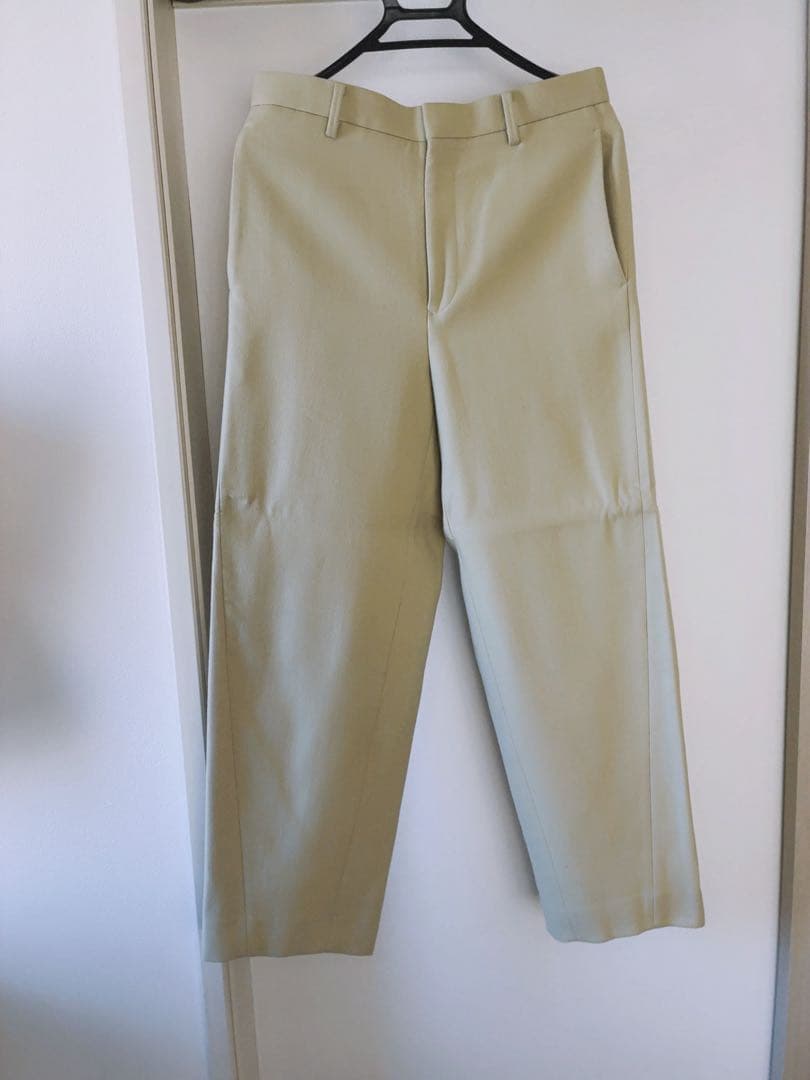 クリーニング済| AURALEE LIGHT MELTON SLACKS 4