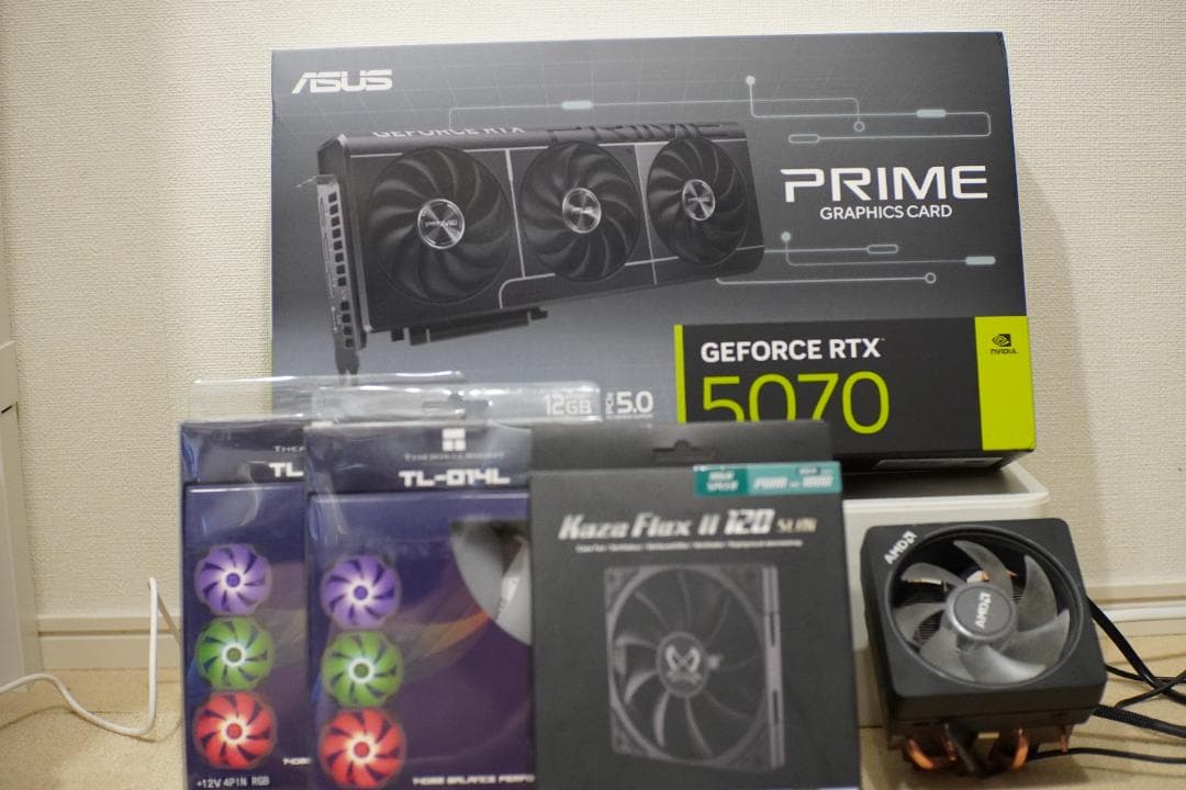 値下げ 新品・未開封 ASUS RTX5070 PRIME + 色々セット