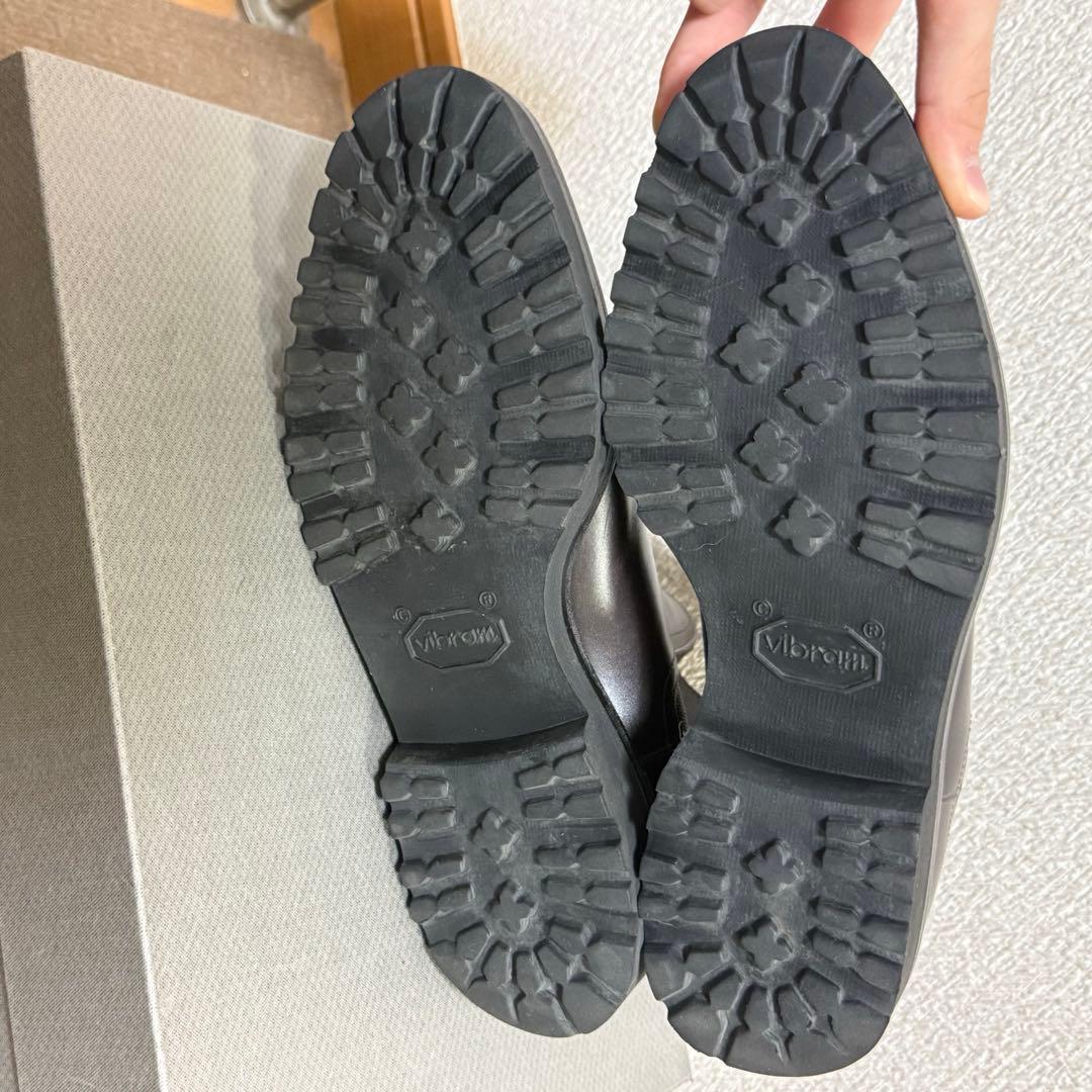 美品✨️ WH ダブルエイチ　サイドゴアブーツ レザー ブラウン UK6.5