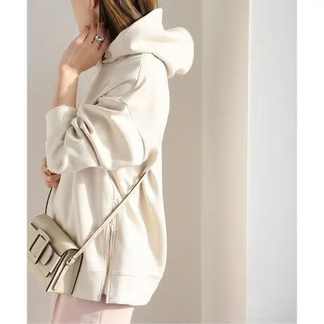 ★新品★ Noble ノーブル サイドジップパーカー ベージュ