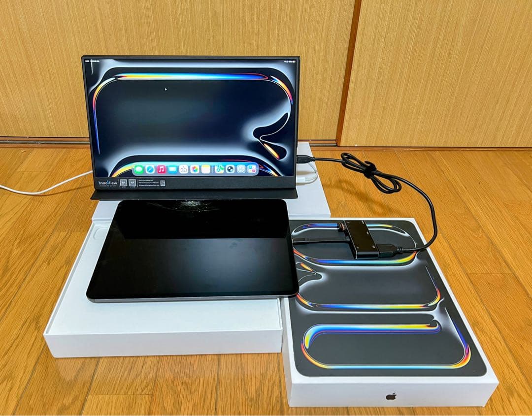 iPad Pro M4チップ　13インチ 512GB バッテリー100%