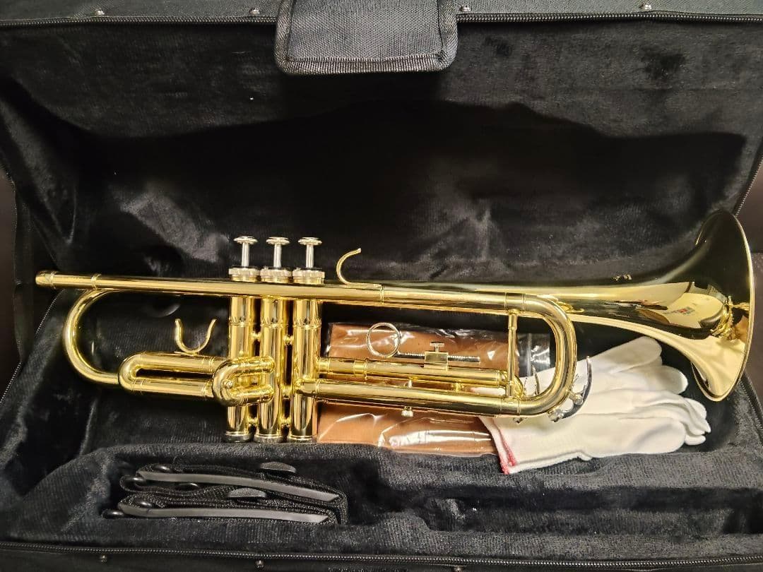 トランペット　金　蓝鲸乐器　未使用品