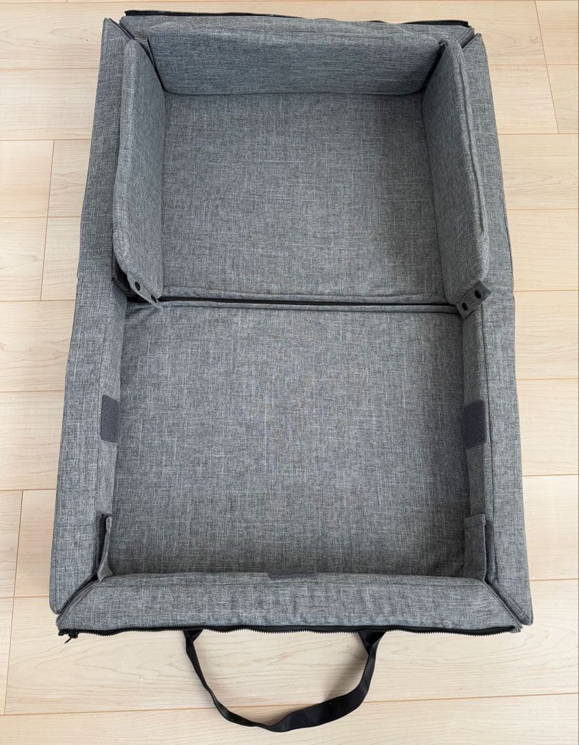 【美品】ファルスカ　コンパクトベッド　Free グレー