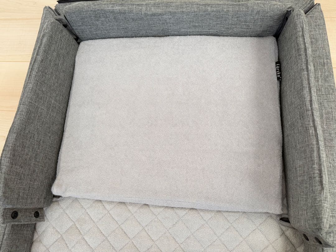 【美品】ファルスカ　コンパクトベッド　Free グレー