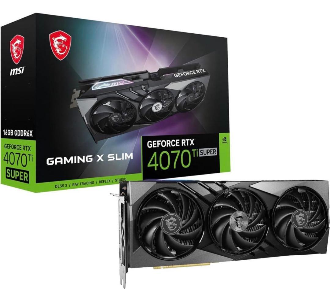 【美品】MSI GeForce RTX 4070Ti SUPER 16G