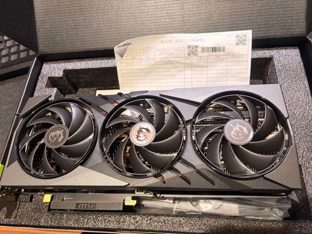 【美品】MSI GeForce RTX 4070Ti SUPER 16G