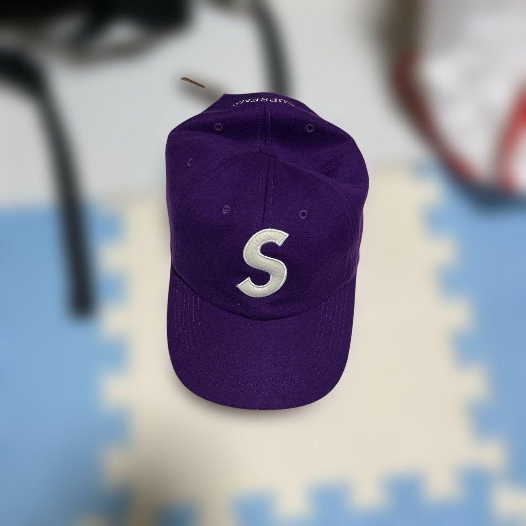 シュプリームキャップ紫
