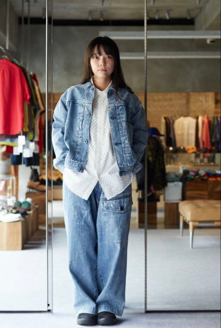 25FW 美品ブルーナボイン 今期物 完売品 レグルスデニムパンツAG サイズL