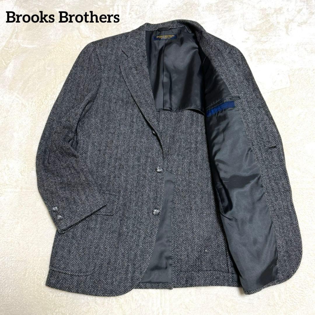 美品 ブルックスブラザーズ ヘリンボーン 段返り ヴィンテージ ジャケット