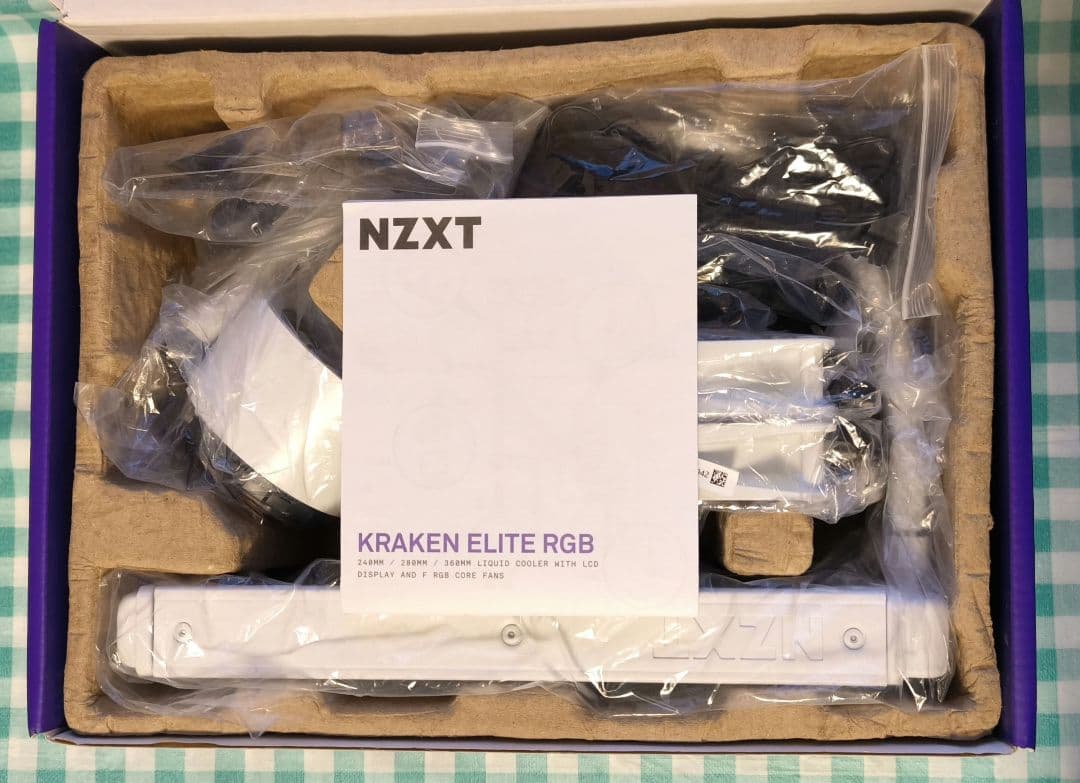 【ジャンク】NZXT KRAKEN ELITE 240 RGB。