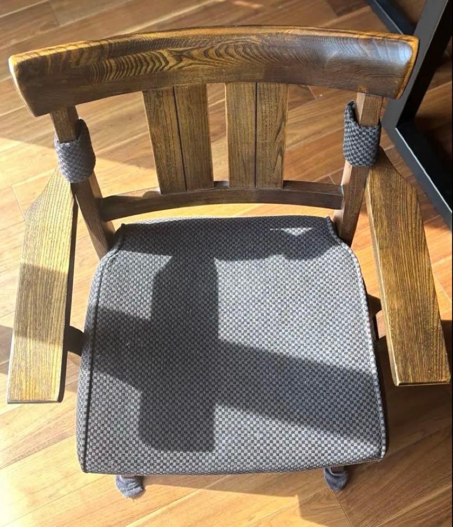 【処分間近】大塚家具 回転アームチェア 鳴門C-490KA