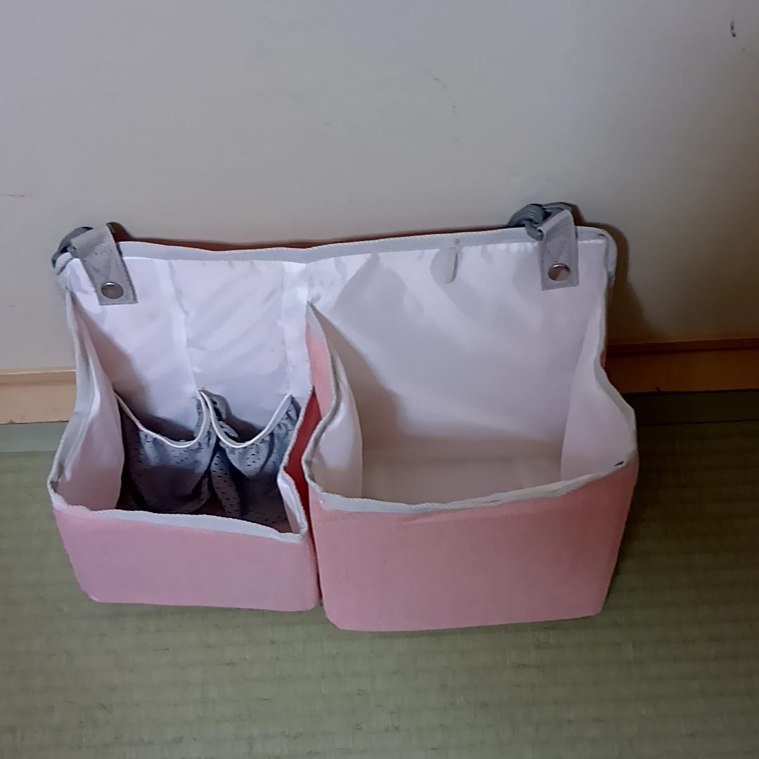 HZDMJ ベビーベッド ピンク　折りたたみ　取扱説明書付属