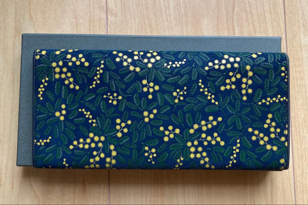 印傳屋　ミモザ長財布
