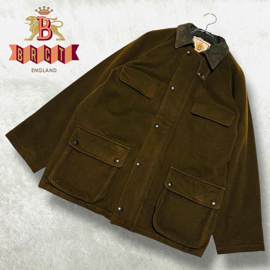 希少 ヴィンテージ BARACUTA カバーオール ハーフコート ラムウール